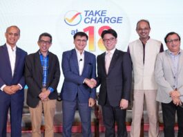 Representatives from Glenmark, OMRON along with the Healthcare Professionals at the announcement of the collaboration between Glenmark Pharmaceuticals Ltd and OMRON Heal