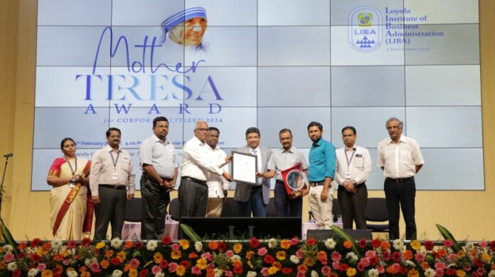Ashok Leyland Wins Prestigious Mother Teresa Award for CSR Excellence