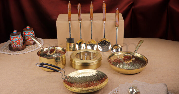 10 Brass Utensils & Gift Sets for New Homeowners