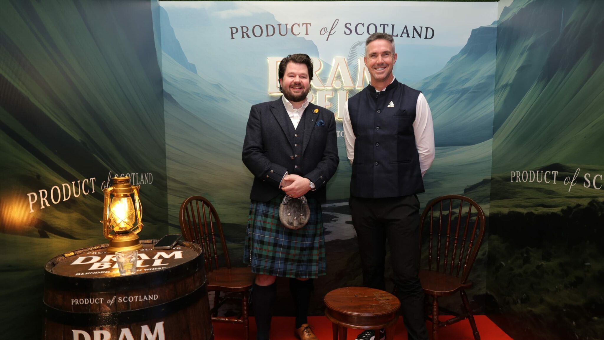 Kevin Pietersen launches Dram Bell Blended Scotch Whisky bottled in ...