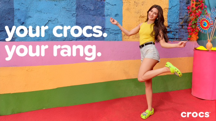 Crocs India’s ‘Your Crocs, Your Rang’ Campaign Embraces the Holi Spirit with Dance, Color, and Personal Style Featuring Actress Pratibha Ranta