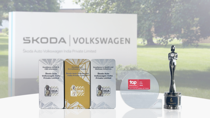 Škoda Auto Volkswagen India receives multiple awards for “Excellence at workplace”