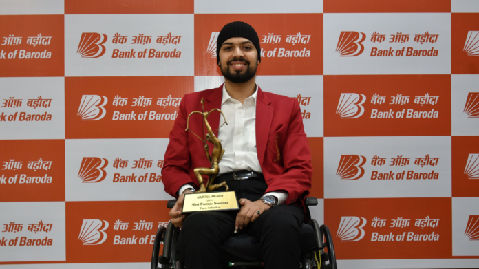 Bank of Baroda recognises Arjuna Award Recipient Pranav Soorma for His Sporting Achievements
