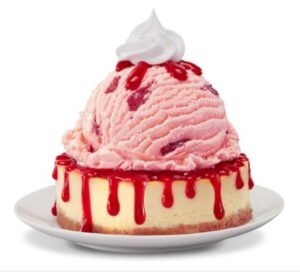 Strawberry Cheesecake Sundae – Cheesy Love