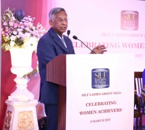 Attorney General R Venkataramani speaking at SILF event