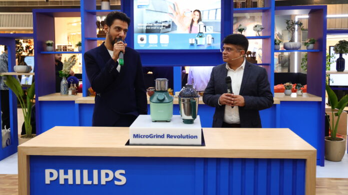 Chef Ranveer Brar and Gulbahar Taurani, CEO and MD, Versuni India