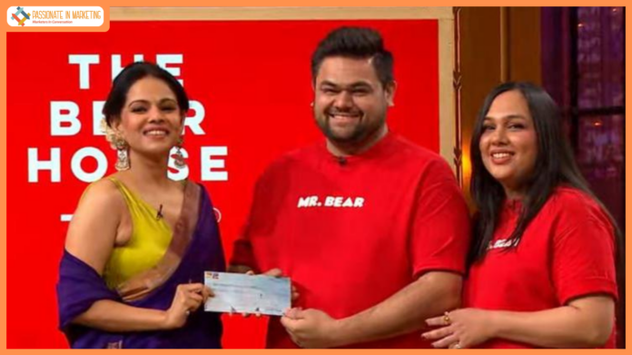 The Bear House Secures ₹3 Crore Investment Deal From Namita Thapar On shark Tank India