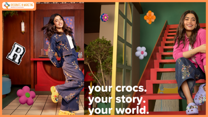 Rashmika Mandanna from India joins the Crocs family as a global ambassador—Championing Personal Style and Self-Expression