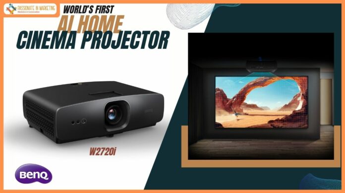 BenQ Introduces World’s First AI Home Cinema Projector - W2720i: Experience Unmatched 4K HDR Visuals and AI Cinema Mode for Effortless Movie Watching