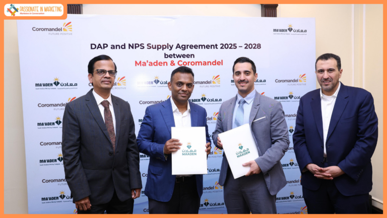 Coromandel International and Saudi Mining Company Ma'aden Sign MoU to Partner for Phosphatic Fertilisers