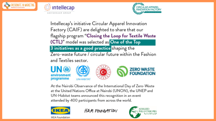 Intellecap’s CAIF wins Top Recognition from UNEP and UN-Habitat on International Day of Zero-Waste