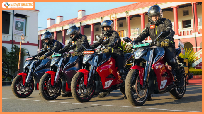 Indian Army partners with Ultraviolette, powered by the F77s for the Veteran Outreach Rally