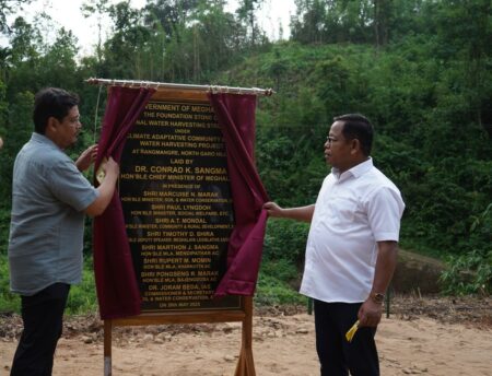 Shri Conrad K Sangma, Hon’ble Chief Minister, launches Rs 516 crore Climate-Adaptive Community Water Harvesting Project in North Garo Hills