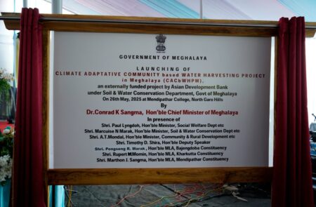 Shri Conrad K Sangma, Hon’ble Chief Minister, launches Rs 516 crore Climate-Adaptive Community Water Harvesting Project in North Garo Hills