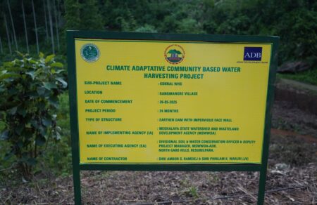 Shri Conrad K Sangma, Hon’ble Chief Minister, launches Rs 516 crore Climate-Adaptive Community Water Harvesting Project in North Garo Hills