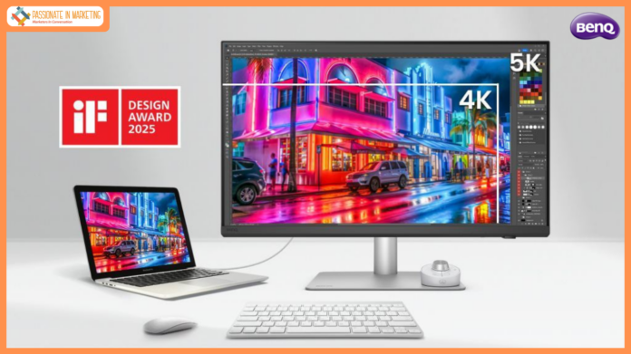 BenQ Unveils PD2730S: Redefining Visual Precision for Creative Professionals with 5K Retina-Class Display