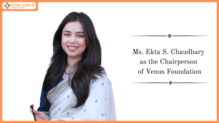Venus Remedies appoints Ekta S. Chaudhary as Chairperson of Venus Foundation to spearhead its CSR initiatives