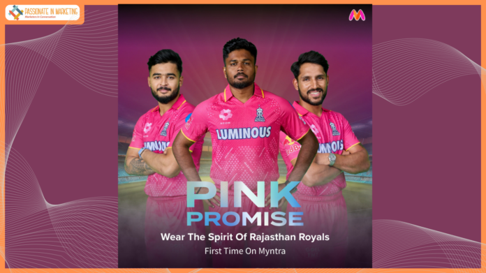 Rajasthan Royals announce Myntra as the official ‘Fashion Partner’