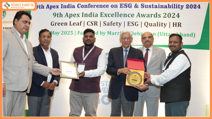Adani Gangavaram Port Wins Platinum Award In Environmental Excellence At Apex India Green Leaf Awards 2024
