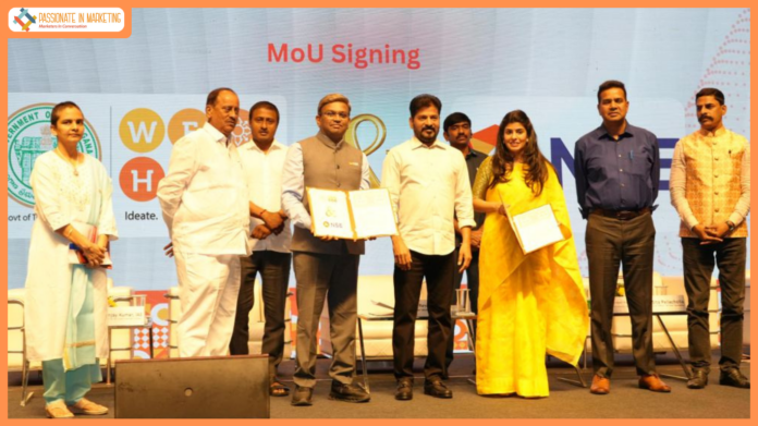 National Stock Exchange of India and WE HUB Foundation, Government of Telangana sign MOU to promote Financial Literacy, Empower Women Entrepreneurs, Facilitate MSME Fundraising and Implement Student Skilling Program across the state of Telangana