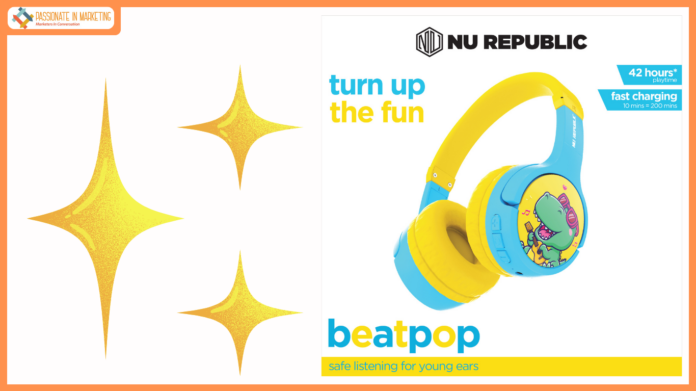 Nu Republic® turns up the fun with Beatpop — wireless headphones crafted for the next-gen of cool kids. Big bass, bold colors, and safe sound — it’s not just kid gear, it’s a vibe