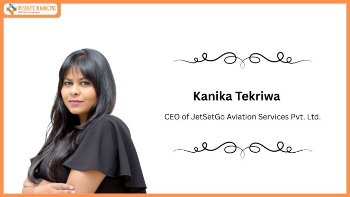 Kanika Tekriwal, CEO of JetSetGo Aviation, set to Make Her Debut at Cannes Film Festival 2025
