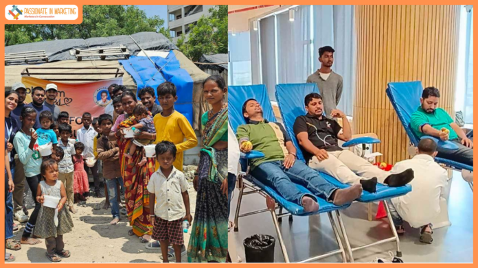 Phenom India Leads Life-Saving Blood And Food Donation Drives Across Hyderabad And Vizag