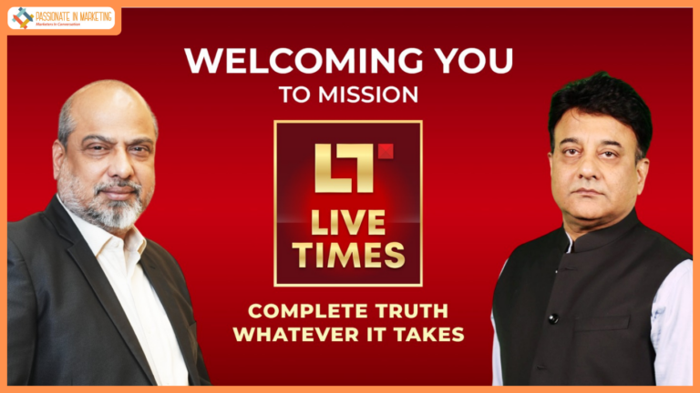 Veteran TV journalist Rana Yashwant with Live Times for fact-based programming