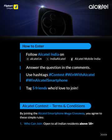 Alcatel Kicks Off 4-Day Mega Giveaway Campaign Across Social Media Platforms