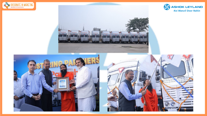 Ashok Leyland Secures Order for 250 State-of-the-art Trucks from M/s Patanjali Parivahan Private Ltd.