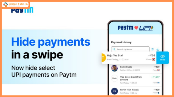 Paytm Introduces 'Hide Payment' to Privately Mask Selected Transactions from Payment History
