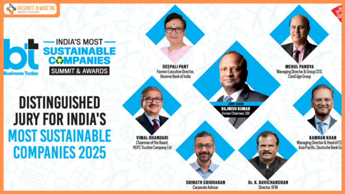 Business Today Announces Distinguished jury For The 1st Edition Of BT India’s Most Sustainable Companies
