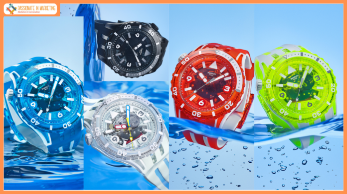 A daring fusion of materials is making waves: Introducing the Swatch SCUBAQUA Collection