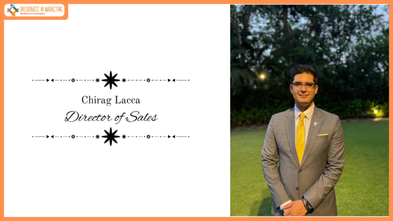 JW Marriott Mumbai Sahar Welcomes MR. Chirag Lacca Aa Director Of Sales.
