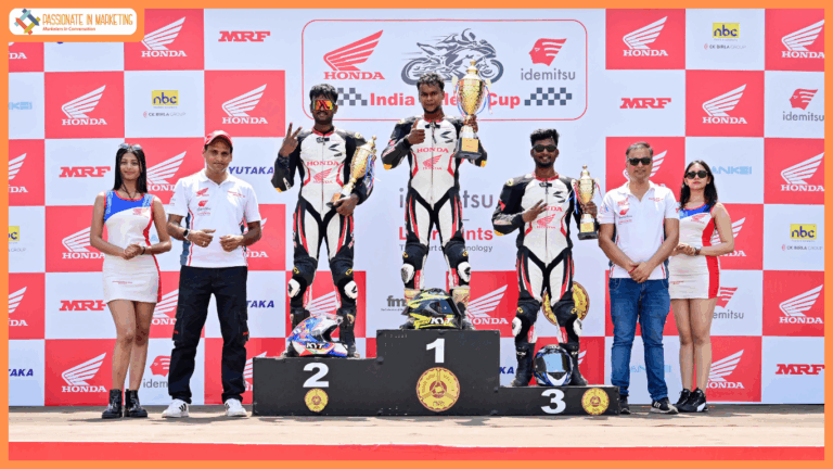 Solomon R Leads Again in Race 2, Round 1 of the 2025 IDEMITSU Honda India Talent Cup CB300F