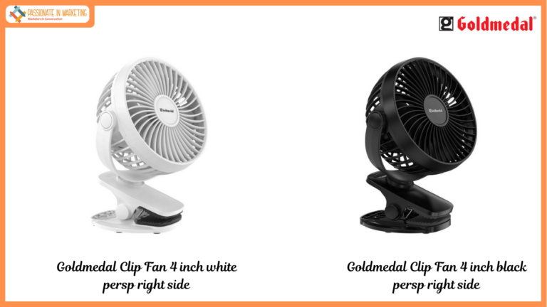Smart, Stylish, and Portable: Goldmedal Unveils I-Fan with Desk Mount and 360° Flexibility