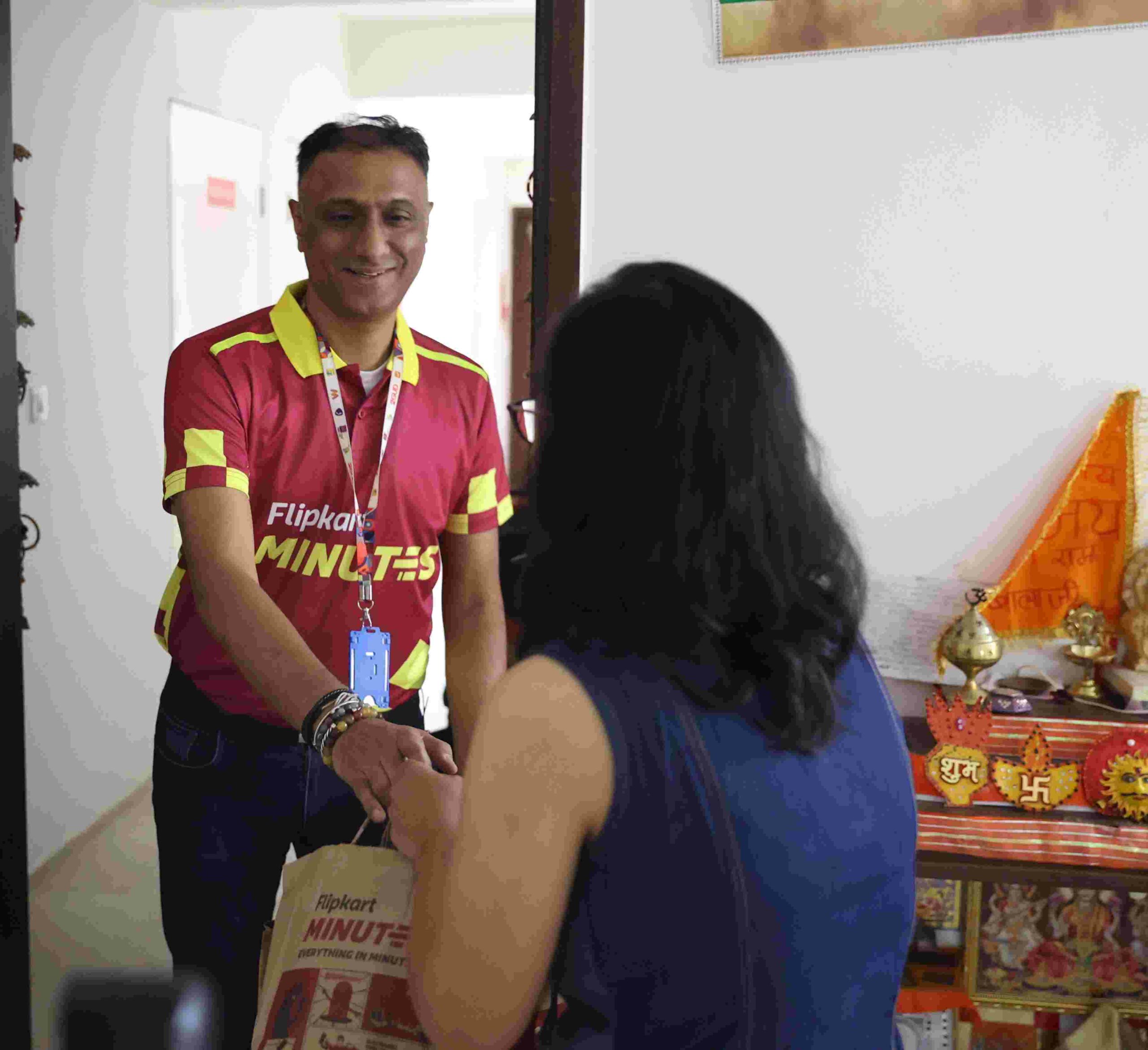 Flipkart Group CEO Kalyan Krishnamurthy engaged with farmer partners and customers, turned Flipkart Wishmaster for a day