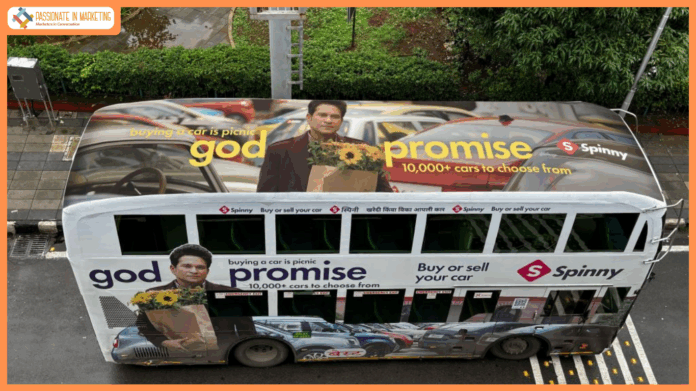 Spinny and Sachin Tendulkar Drive Trust Across India With ‘God Promise’