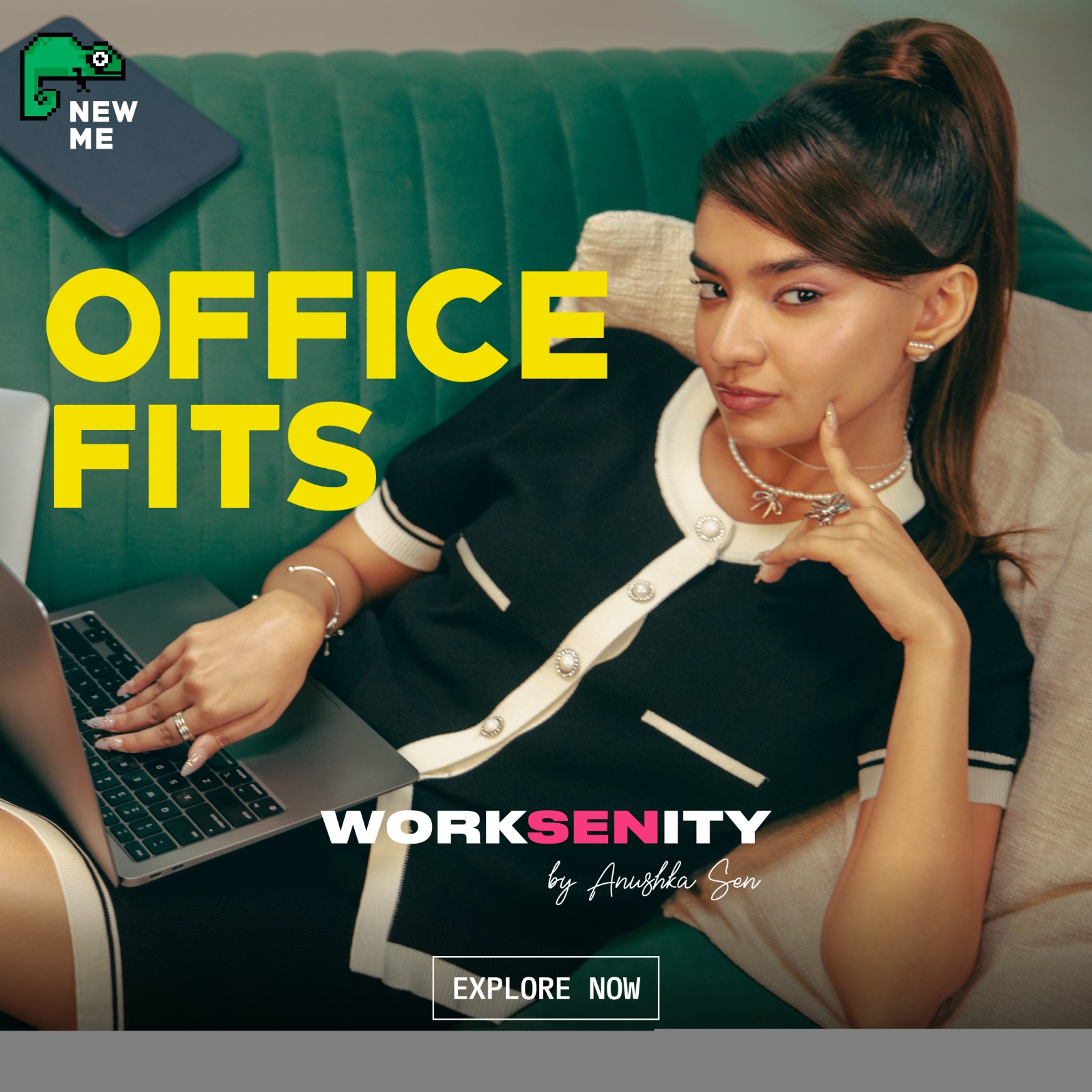 NEWME’s Latest Campaign with Anushka Sen, #StaySenAtWork, Empowers Genz Women To Own Their Style At Workplace 
