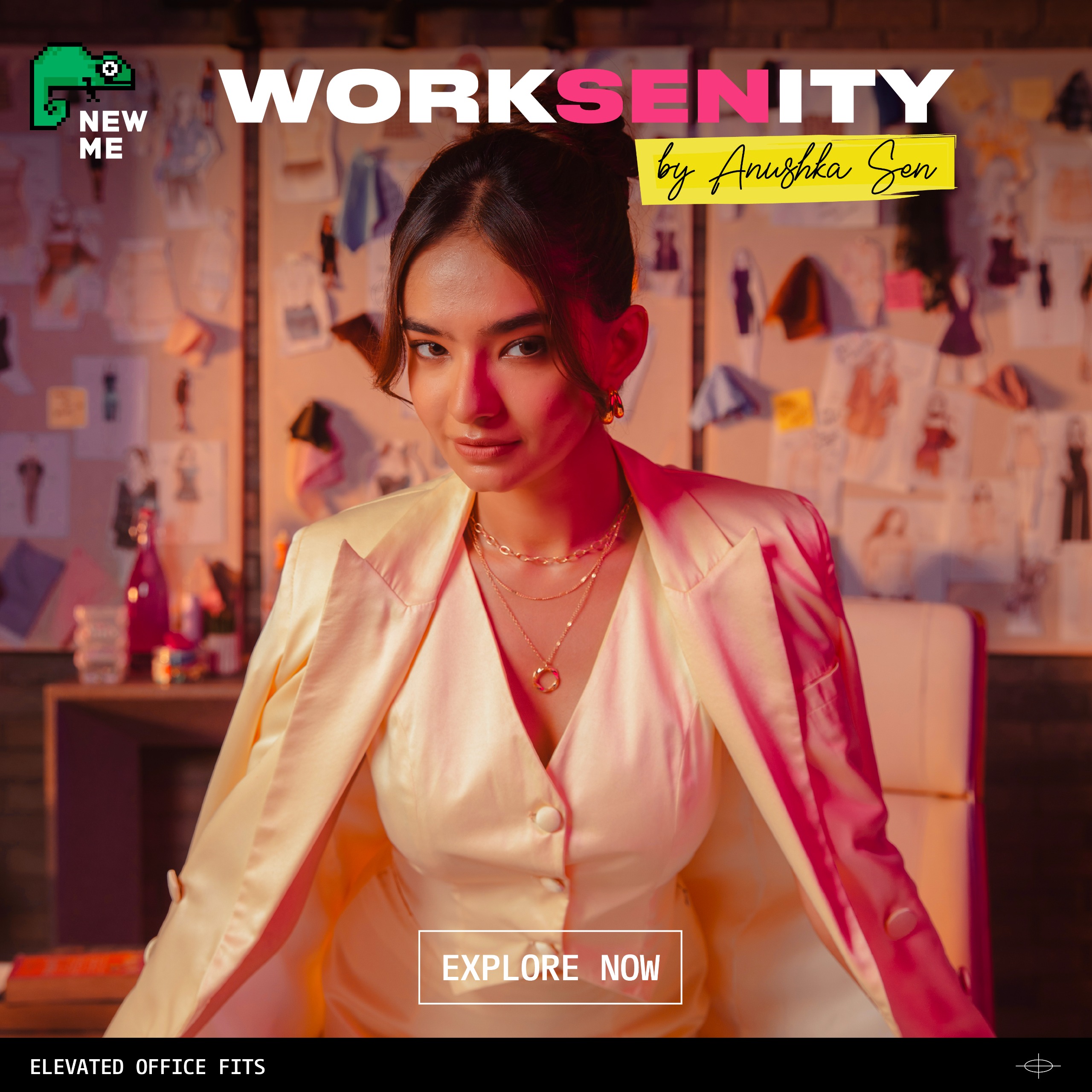 NEWME’s Latest Campaign with Anushka Sen, #StaySenAtWork, Empowers Genz Women To Own Their Style At Workplace 
