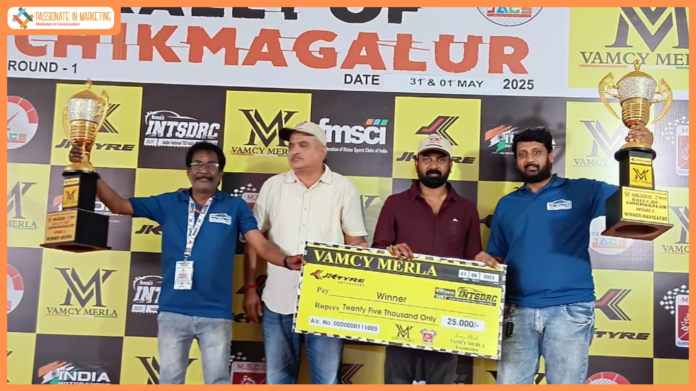 Maheshwaran N Clinches Dominant Win in INTSDRC-1 Class at Rally of Chikmagalur 2025