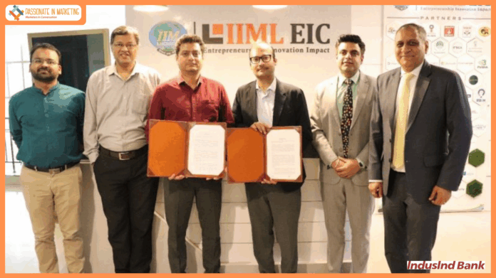 IndusInd Bank signs MoU with Indian Institute of Management Lucknow Enterprise Incubation Centre to Boost Innovation-driven Entrepreneurship