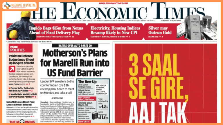 News18 India launches print campaign to announce its dominance over Aaj Tak