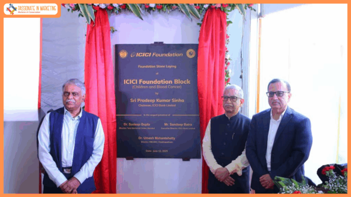 ICICI Bank Tata Memorial Centre cancer care block Visakhapatnam