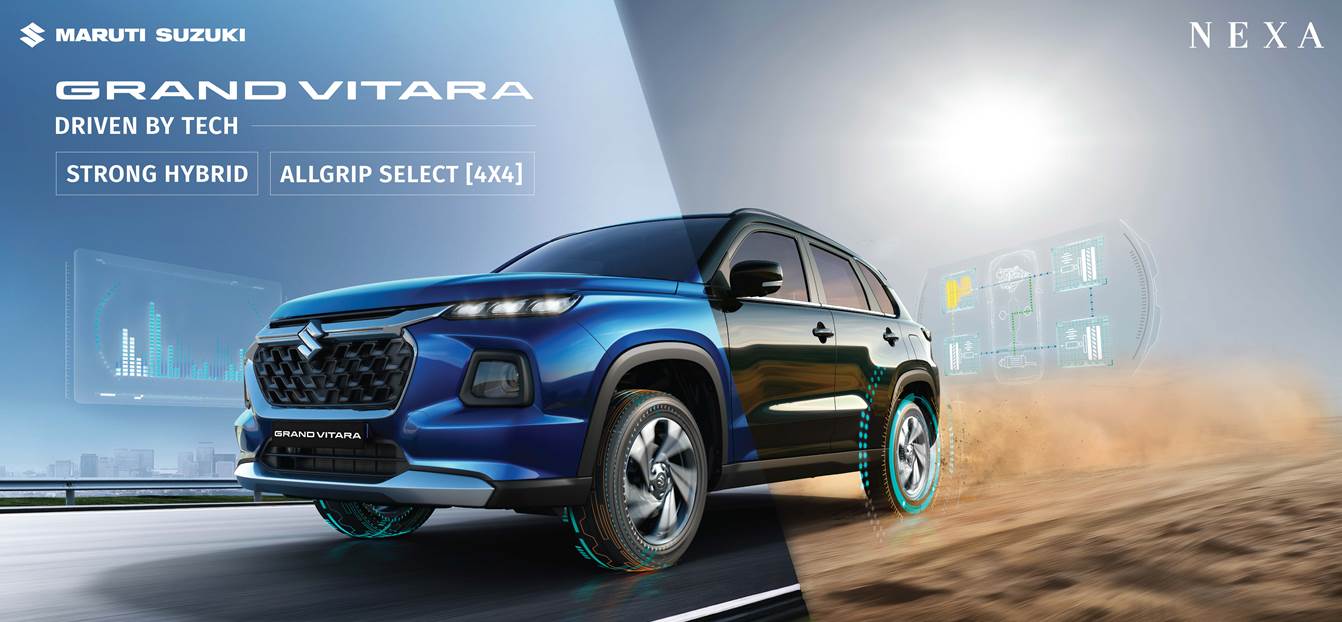 Maruti Suzuki Grand Vitara becomes the fastest SUV to clock 3 Lakh sales in its segment*