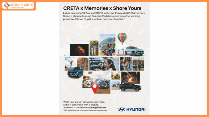 Hyundai Motor India Limited Launches ‘CRETA X Memories’ Digital Contest to Celebrate 10 Iconic Years of the Hyundai CRETA