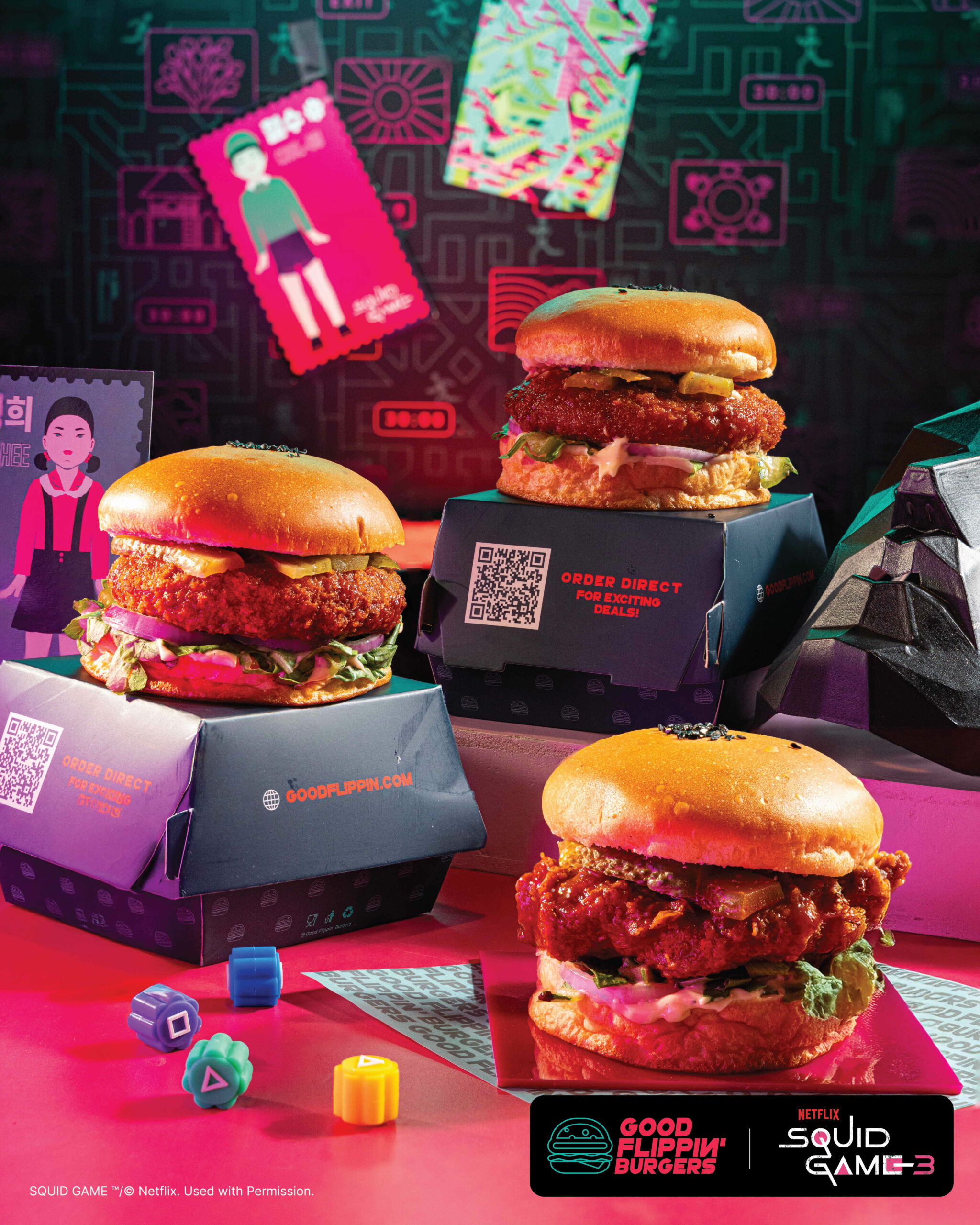 Good Flippin’ Burgers Launches ‘The Korean Krossover’ – A Squid Game-Inspired Menu in Collaboration with Netflix India  