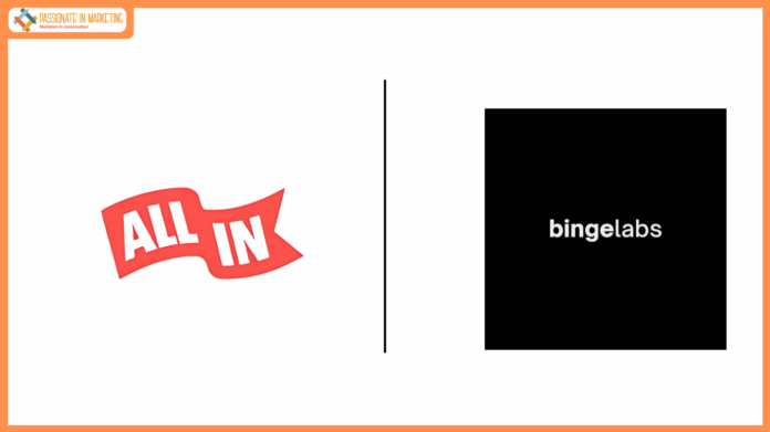 Binge Labs Partners with All In Capital to Power Founder Storytelling for Elevator Pitch 2.0