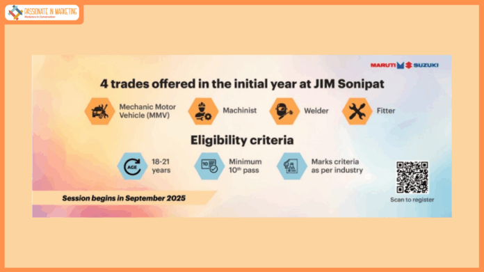 Maruti Suzuki’s 4th Japan-India Institute for Manufacturing (JIM) at Sonipat commences admissions for the first batch