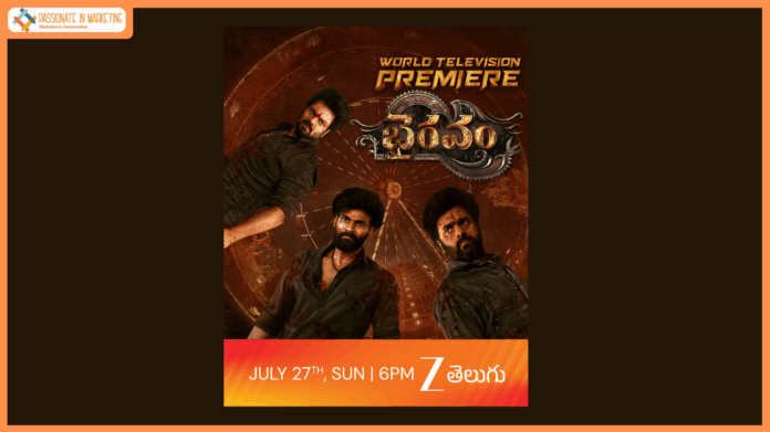 A story on friendship, trust and betrayal - Bhairavam is making its way to your TV screens this Sunday on Zee Telugu